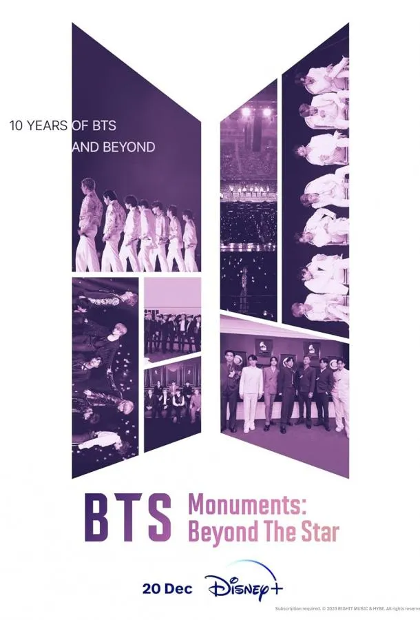 Постер Памятки BTS: За пределами звезды